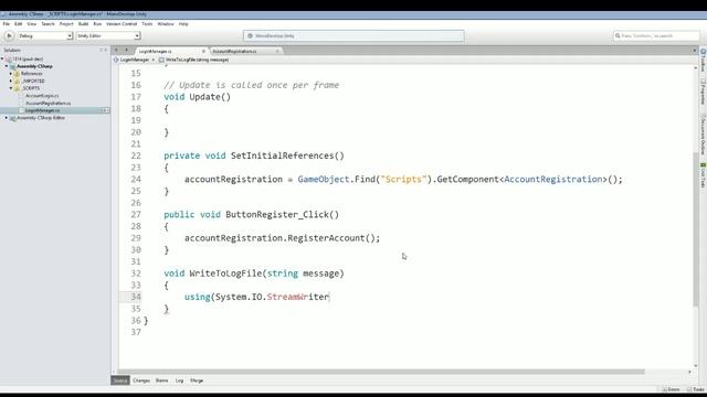 Unity3d - How to create a log file in Unity3d with C# смотреть онлайн
