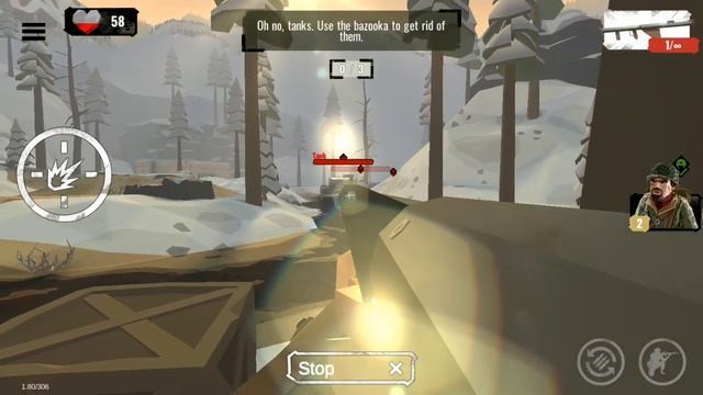 Battle of The Bulge (Level 1 - 4) World War Polygon Gameplay Walkthrough (ios,Android) смотреть онлайн