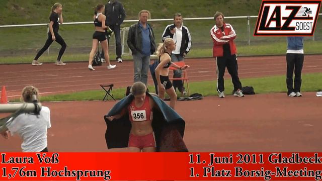 11.06.2011 Gladbeck: Laura Voß springt 1,76m смотреть онлайн
