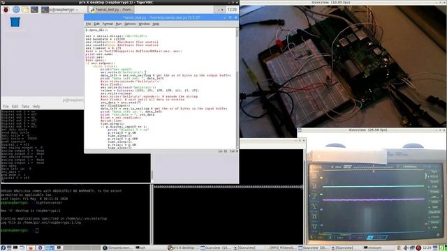 RaspberryPi3 & PiXtend #39 : Intro, analog out, LED, RS232, Python, signal, timebase, oscilloscope смотреть онлайн
