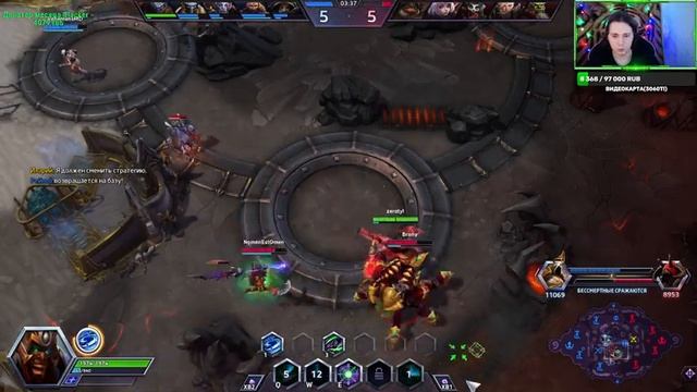 Восстанавливаю режимчик :) - ВЕЛИКИЙ МАРАФОН!!! - Heroes of the Storm - ХОТС - Стрим смотреть онлайн