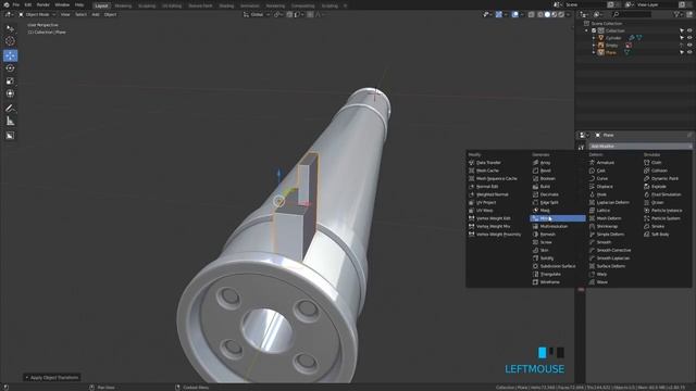 МОДЕЛИРОВАНИЕ ОРУЖИЯ В BLENDER 2.8 смотреть онлайн