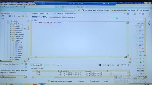 SAP || SAP Hana Part - 14 by Raju смотреть онлайн