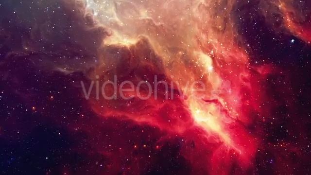 Beautiful Red Space Nebula Motion Graphics смотреть онлайн