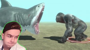 Мегалодон против Кинг Конга | Animal Revolt Battle Simulator