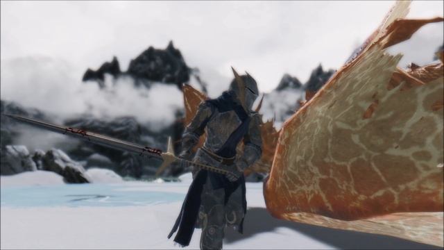 Skyrim mod: Resplendent Greatsword + HDT Test. смотреть онлайн