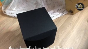 YAMAHA NS-SW050 active subwoofer (unboxing and testing)