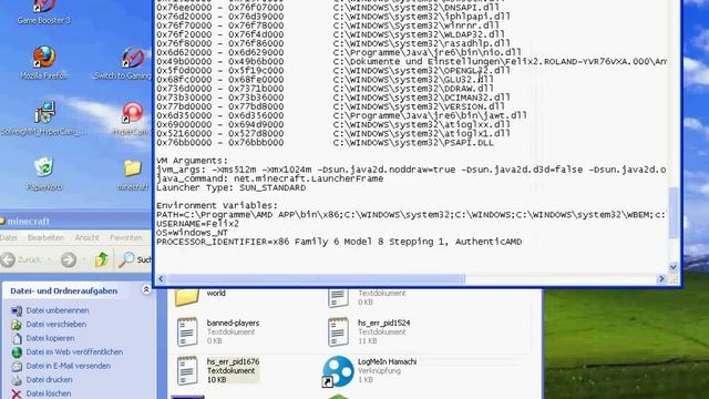 minecraft geht nicht hs err pid fehlermeldung смотреть онлайн