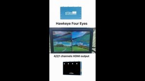 Hawkeye Four eyes 4 Channel FPV racing Video Receiver HDMI 4 split view