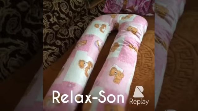 Подушка для беременных U Мишки на розовом от Relax-son