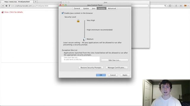 Fix for Application Blocked by Security Settings in Java 7 on Mac смотреть онлайн