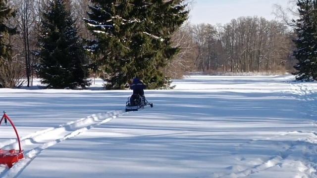 Лыжная трасса Павловский парк смотреть онлайн