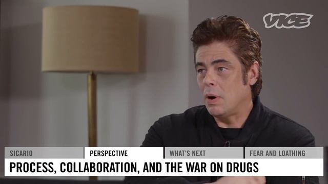 VICE Talks 'Sicario' With Benicio Del Toro
