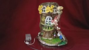 Домик из соленого теста "Домик в пеньке"