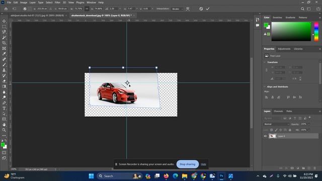 How to Free Transform in Adobe Photoshop CC 2022 - Photoshop Free Transform Part 05 смотреть онлайн