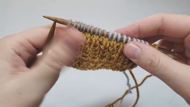 Как вязать ИНТАРСИЮ спицами (Подробный урок)