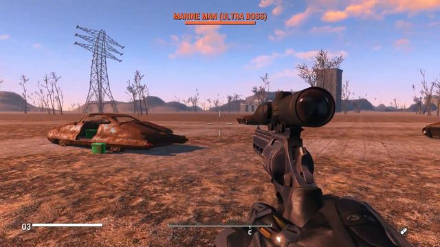 Fallout 4 +Моды Boss №231 Marine man Ultra Boss смотреть онлайн