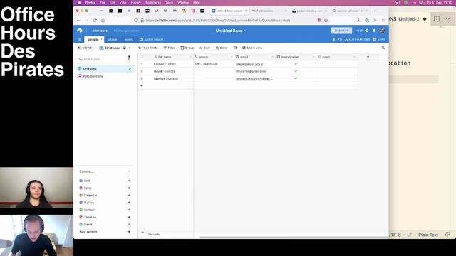 Airtable : l’outil du futur qui va remplacer Google Sheets ? - Office Hours Pirate #08 смотреть онлайн