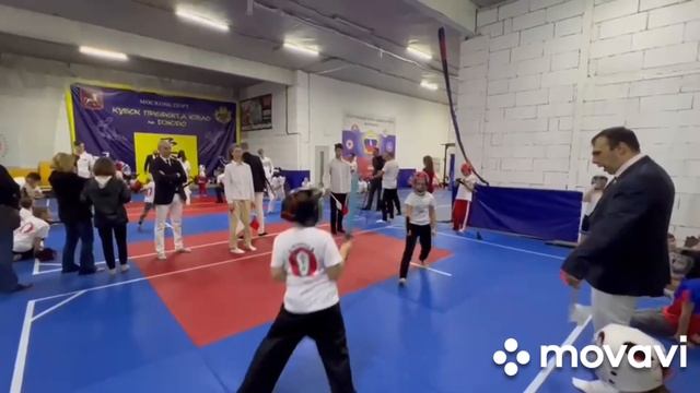 Японское фехтование - спочан, фрагмент чемпионата московской области, дети смотреть онлайн