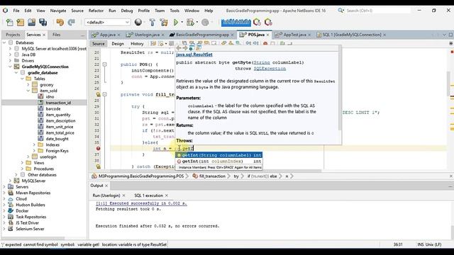 BASIC Cashiering System-Point of Sales POS Java Application-Netbeans 16 смотреть онлайн