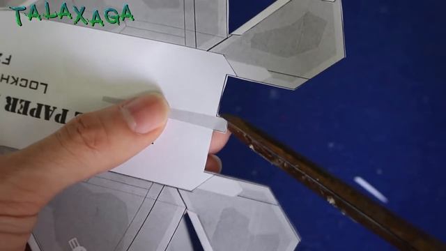 Cómo hacer un avión F 22 Raptor | Avión de papel 3D смотреть онлайн