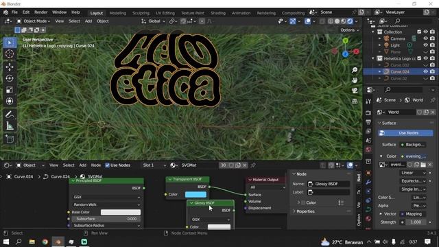 Make A Y2K Logo | Ai & Blender 3D смотреть онлайн