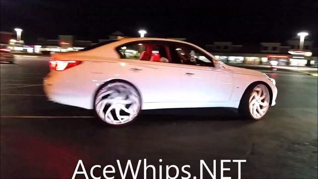 AceWhips.NET- Snowzay's White Infiniti Q50 On Concave 26's Forgiatos