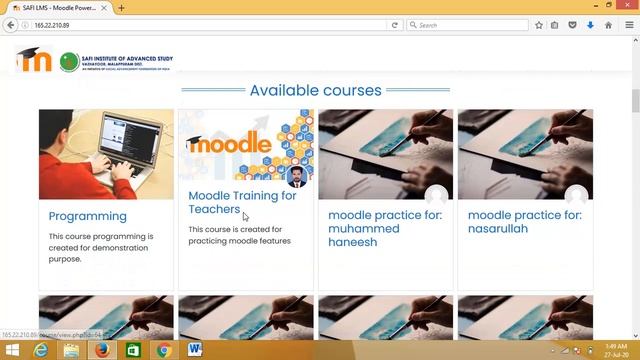 MOODLE training :Customizing course page смотреть онлайн