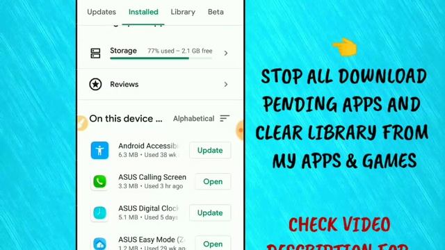 How to solve Waiting For Download in play store ( part 1 ) смотреть онлайн
