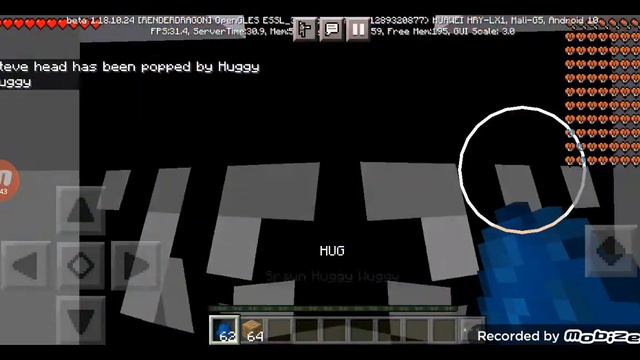 Huggy Wuggy in minecraft poppy playtime addon  Хагги Вагги в майнкрафт мод