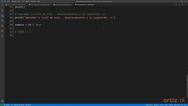 Python Curso V2: 150 Operador a Nivel de Bits (Bitwise) Desplazamiento a la Izquierda смотреть онлайн