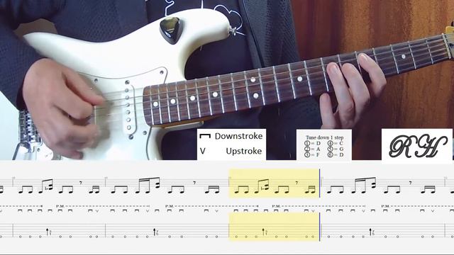 Metallica. Sad But True. Chords, notes, tabs. Guitar cover. смотреть онлайн