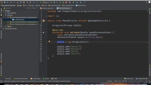 Android Tutorial Part 9 of 100: ArrayList (String) смотреть онлайн