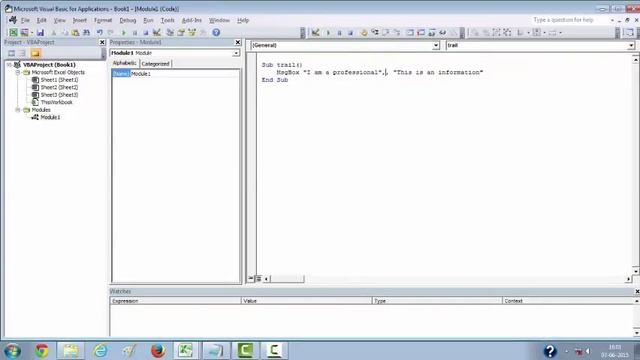 Macro for beginners - Part 3 - Parts of vba code window,Msgbox,variables,option explicit смотреть онлайн