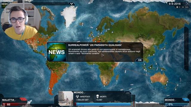 YOUTUBE SIMULATOR SU PLAGUE INC - SONO TUTTI FAN DI SURRY :O смотреть онлайн