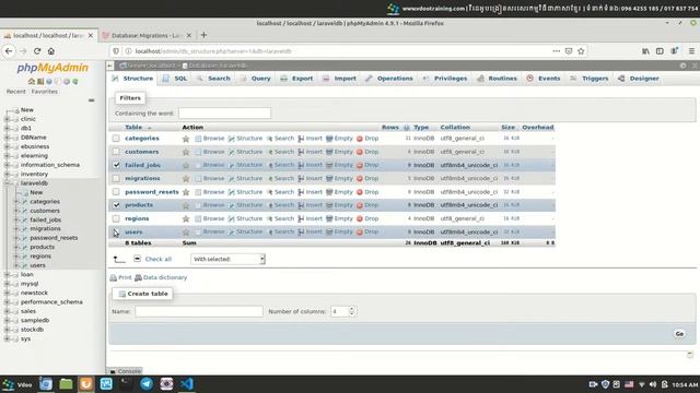 How to use migration rollback in Laravel смотреть онлайн