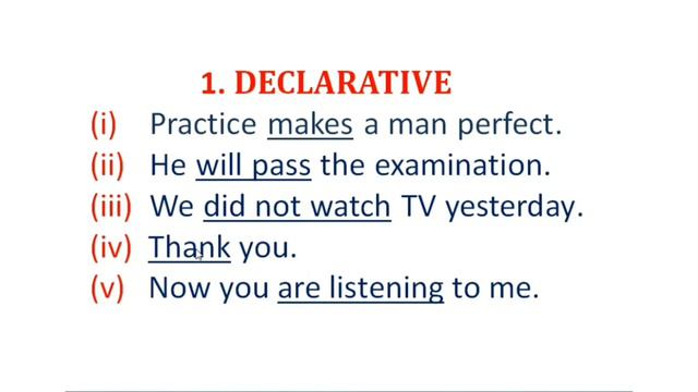 TYPES OF SIMPLE SENTENCE смотреть онлайн