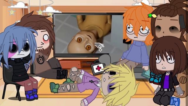 Реакция персонажей Sally Face на ребенка в жёлтом |Sally Face|~Gacha club ~×Fake salo× смотреть онлайн