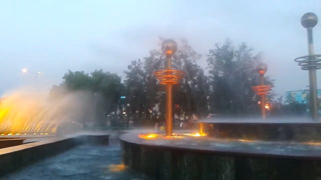Фонтанный комплекс г. Павлодара, 2013 год смотреть онлайн