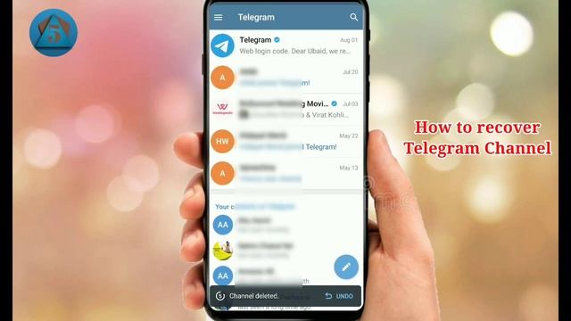 How to recover deleted telegram channel 2023 смотреть онлайн