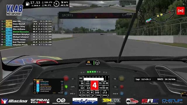 iRacing - IMSA - 2018S01Week08 - Ferrari GTE - Montreal(2nd Race) смотреть онлайн