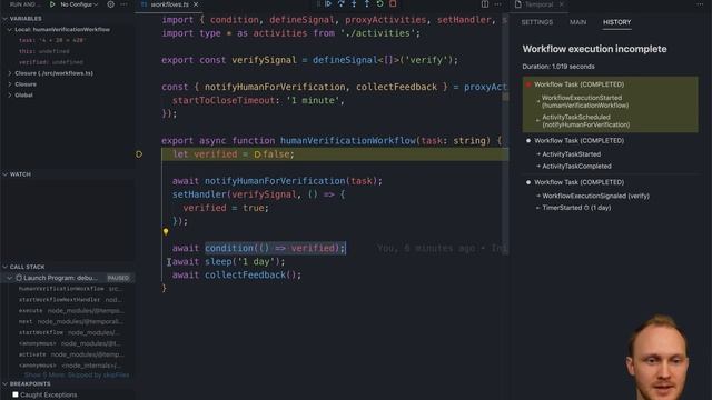 Debug with the Temporal VS Code Extension смотреть онлайн
