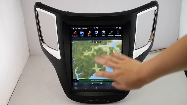 KiriNavi Vertical Screen Tesla Style android car stereo 10.4" for Changan CS35 gps navigation syste смотреть онлайн