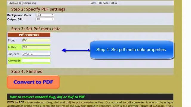 DWG to Pdf смотреть онлайн