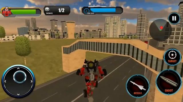 Future Flying Robot FireFighter Futuristic Transformation Android Gameplay смотреть онлайн