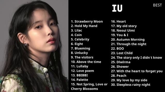 IU Best Songs Playlist (2023 updated) audio смотреть онлайн