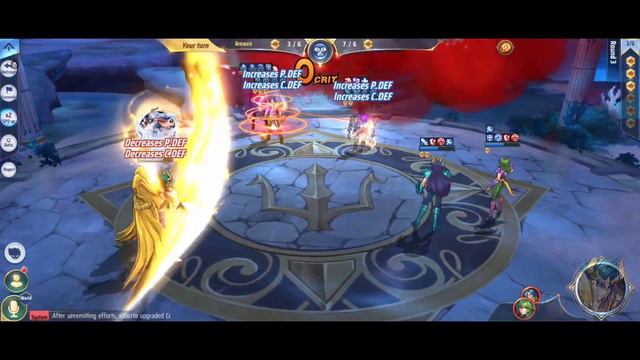 Saint Seiya: Awakening (KOTZ) - Divine Cloth Shura with A and B Rank Saint Only at PvP! Too OP! смотреть онлайн