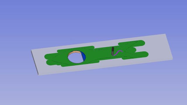Bottle Opener Tool Path for CNC Mill. смотреть онлайн