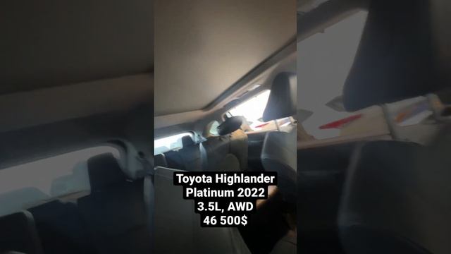 Toyota Highlander Platinum AWD, 2021. Авто из Дубая, ОАЭ. 46 500$. смотреть онлайн