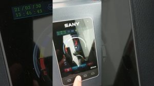 Эксковатор sy sany 55 c, обзор кабины,.